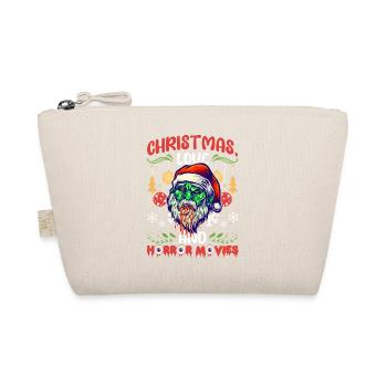 Horror Movie Zombie Santa Christmas Love Horror - Organic Pouch - nature - Front