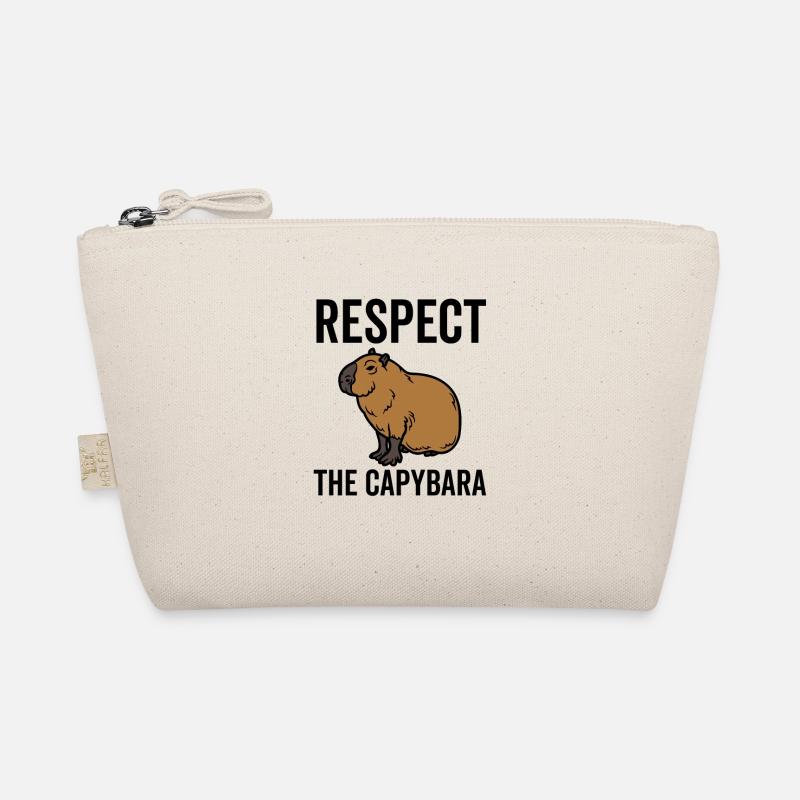 Respektiere das Capybara Bio-Täschchen