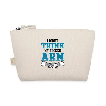 I didnt think my broken arm - Bio-Täschchen - Natur - Vorne