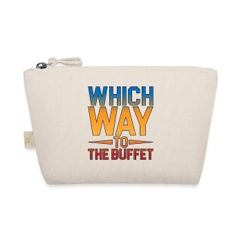 Which Way To The Buffet 12 - Organic Pouch - nature - Front