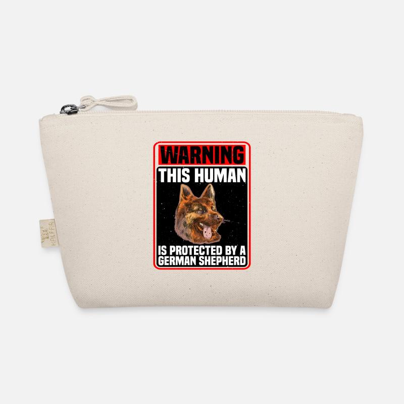 This Human Is Protected By A German Shepherd 4 Organic Pouch