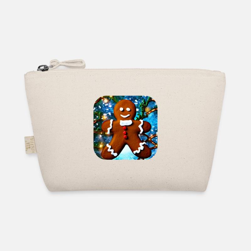 Weihnachts Lebkuchenmann Bio-Täschchen