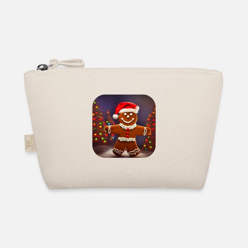 Weihnachts Lebkuchenmann Bio-Täschchen