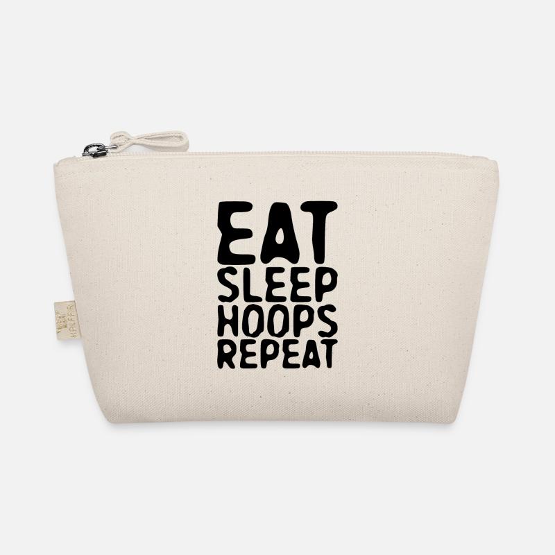 Eat Sleep Hoops Repeat Bio-Täschchen