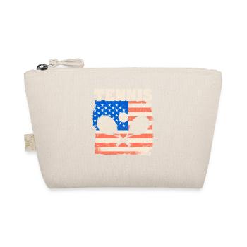 Fans d'entraîneurs de joueurs de tennis de drapeau américain - Trousse biologique - nature - Devant