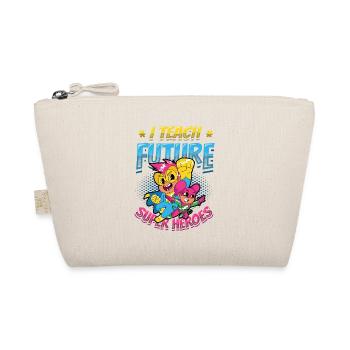 I teach superheroes - Organic Pouch - nature - Front