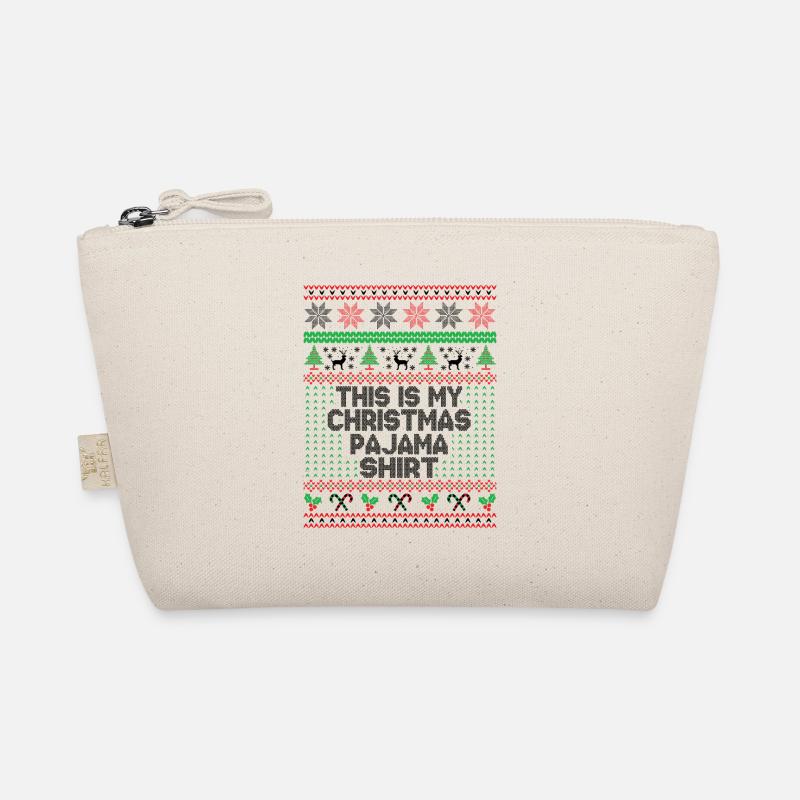 This is my christmas pajama shirt Organic Pouch