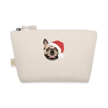 Français Bulldog Joyeux Noël - Trousse biologique - nature - Devant
