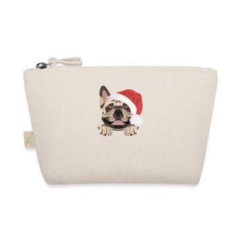 Français Bulldog Joyeux Noël - Trousse biologique - nature - Devant