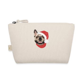 Français Bulldog Joyeux Noël - Trousse biologique - nature - Devant