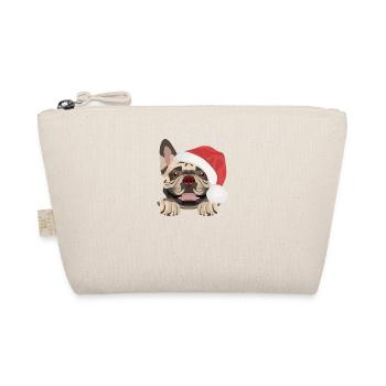Français Bulldog Joyeux Noël - Trousse biologique - nature - Devant