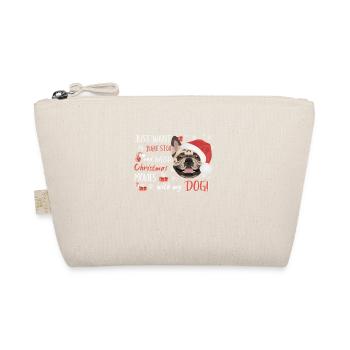Français Bulldog Joyeux Noël - Trousse biologique - nature - Devant