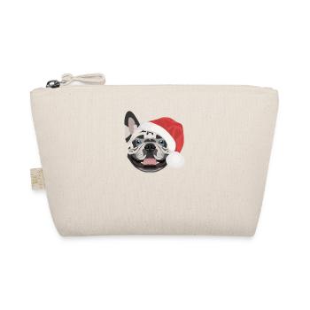 Français Bulldog Joyeux Noël - Trousse biologique - nature - Devant