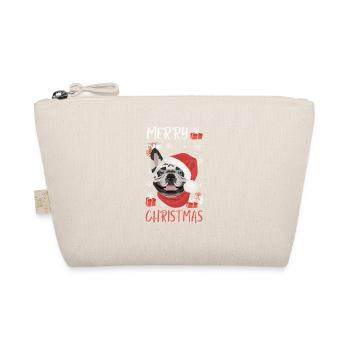 Français Bulldog Joyeux Noël - Trousse biologique - nature - Devant