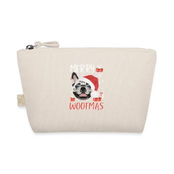 Français Bulldog Joyeux Noël - Trousse biologique - nature - Devant