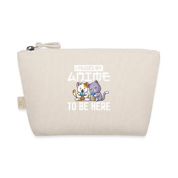 Cats Boba Tea Kawaii Cat Lover Bubble Milk Tea Dri - Organic Pouch - nature - Front