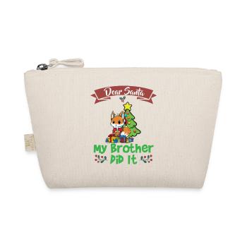 Cher Père Noël Mon frère l’a fait Frères et sœurs Noël - Trousse biologique - nature - Devant