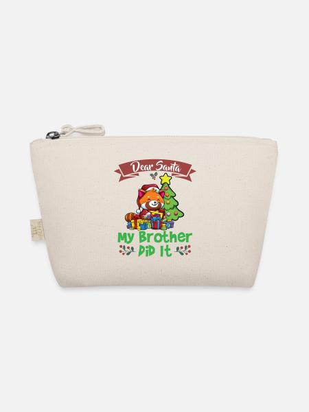 Cher Père Noël Mon frère l’a fait Frères et sœurs Noël - Trousse biologique - nature - Devant