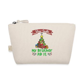 Cher Père Noël Mon frère l’a fait Frères et sœurs Noël - Trousse biologique - nature - Devant