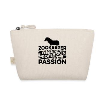 Zoo Keeper Is Not My Profession It Is My Passion A - Bio-Täschchen - Natur - Vorne