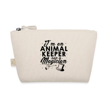I'm An Animal Keeper Not A Magician Animal Lover Z - Bio-Täschchen - Natur - Vorne