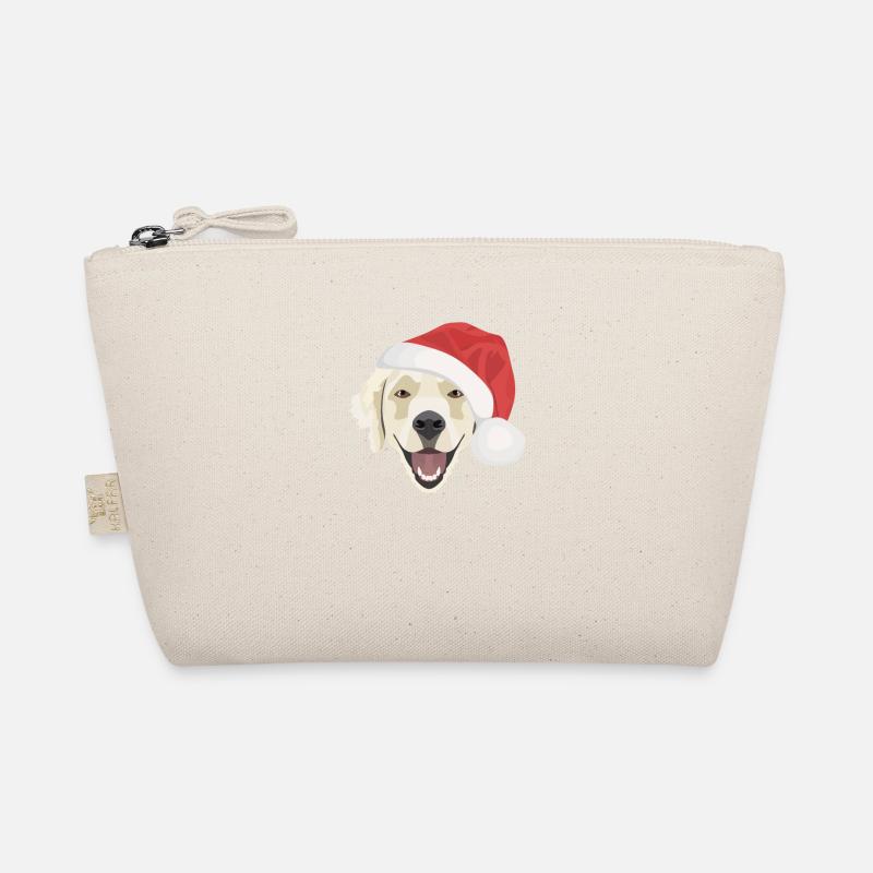 Golden Retriever Joyeux Noël Trousse biologique