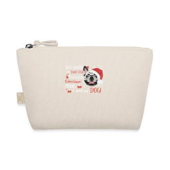 Français Bulldog Joyeux Noël - Trousse biologique - nature - Devant