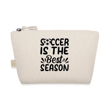 Soccer Is The Best Season - Soccer Player Soccer L - Organic Pouch - nature - Front