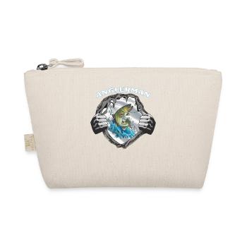 Angler Gift Idea Hobby Fishing - Organic Pouch - nature - Front