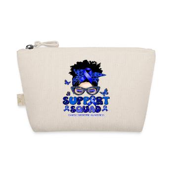 Charge Syndrome Awareness Support Squad Messy Bun - Bio-Täschchen - Natur - Vorne