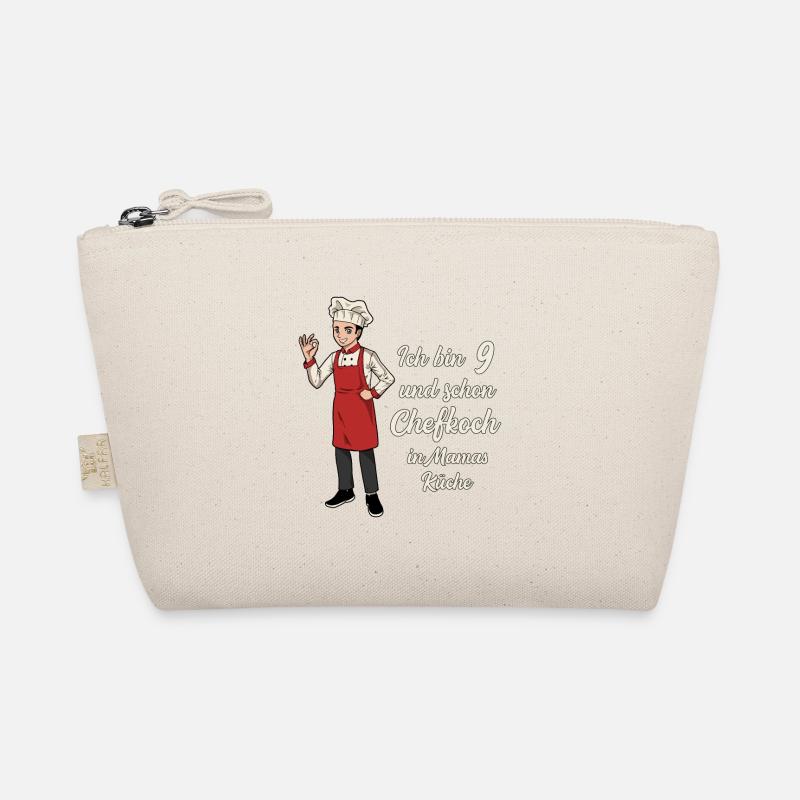 Ich bin 9 - Jungen Koch Bio-Täschchen