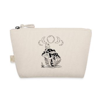 Aesthetic Goblincore and Dark Cottagecore Mushroom - Organic Pouch - nature - Front
