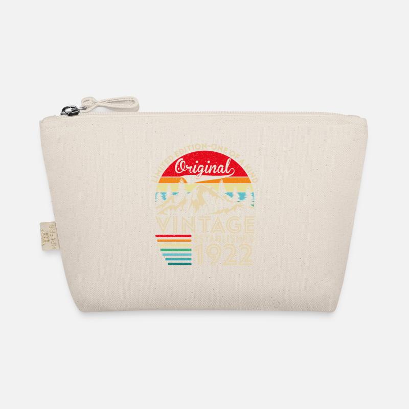 Original vintage established in 1922 anniversary Organic Pouch