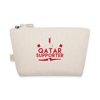 fan of Qatar supporter. Supporter of qatar. - Organic Pouch - nature - Front