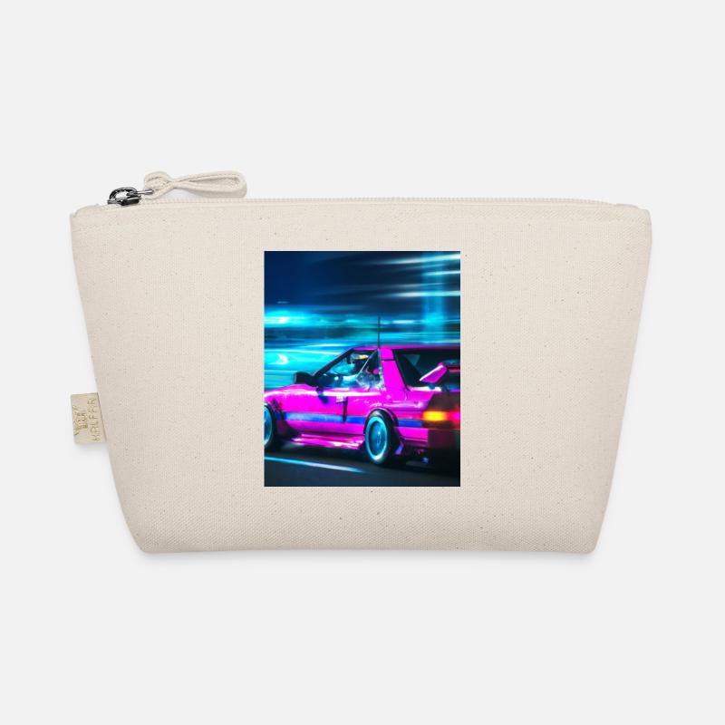 Vaporwave Aesthetic Synthwave Car Bio-Täschchen