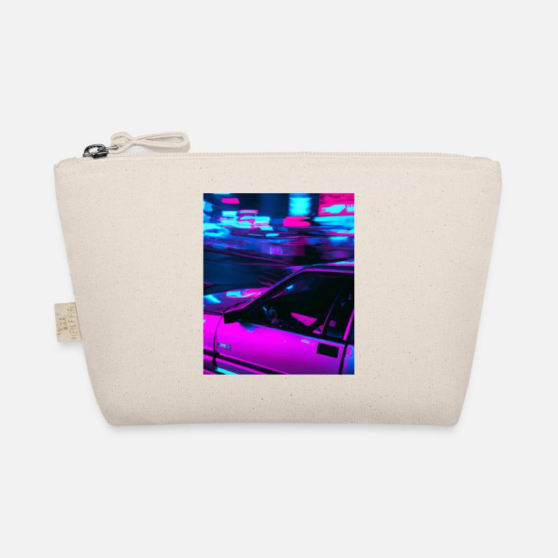 Vaporwave Aesthetic Synthwave Car Bio-Täschchen