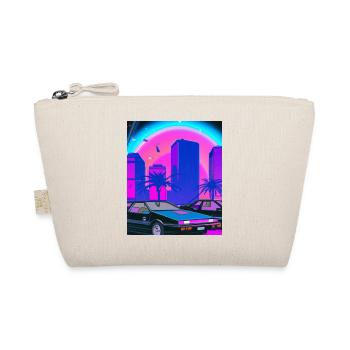 Vaporwave Esthétique Synthwave City - Trousse biologique - nature - Devant