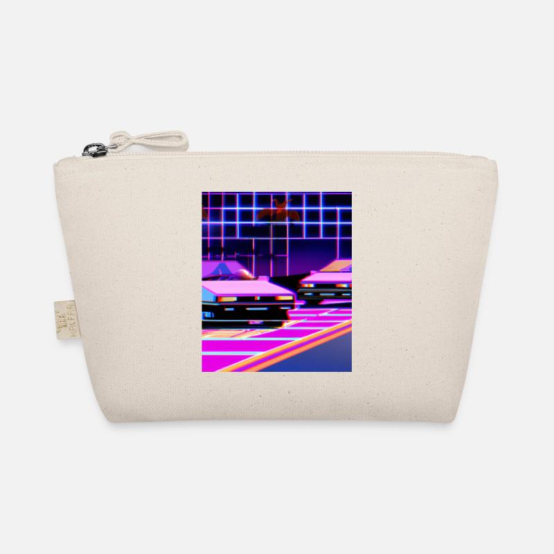 Vaporwave Aesthetic Synthwave Car Bio-Täschchen