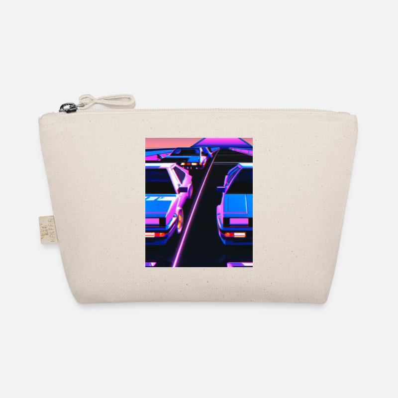 Vaporwave Aesthetic Synthwave Car Bio-Täschchen