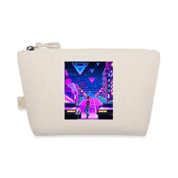 Vaporwave Esthétique Synthwave City Anime Girl - Trousse biologique - nature - Devant