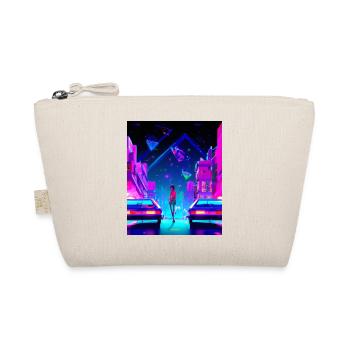 Vaporwave Esthétique Synthwave City Anime Girl - Trousse biologique - nature - Devant