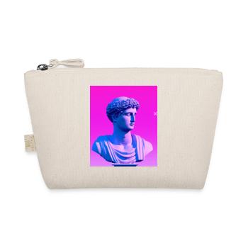 Vaporwave Statue Roman Bust - Organic Pouch - nature - Front