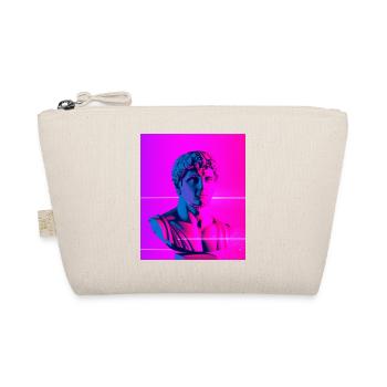 Vaporwave Statue Roman Bust - Organic Pouch - nature - Front