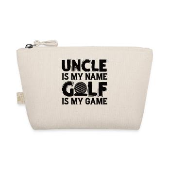 Golf Uncle Legend Nephew Niece Golfer - Organic Pouch - nature - Front