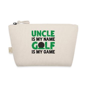 Golf Uncle Legend Nephew Niece Golfer - Organic Pouch - nature - Front