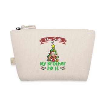 Cher Père Noël Mon frère l’a fait Frères et sœurs Noël - Trousse biologique - nature - Devant