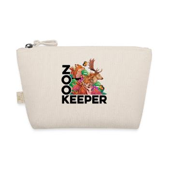 Retro Graphic Animal Keeper Zoo Keeper Animal Love - Bio-Täschchen - Natur - Vorne