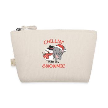 Elephant Chillin avec mon bonhomme de neige - Trousse biologique - nature - Devant