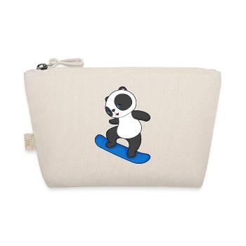 Panda Snowboarder Snowboard - Trousse biologique - nature - Devant