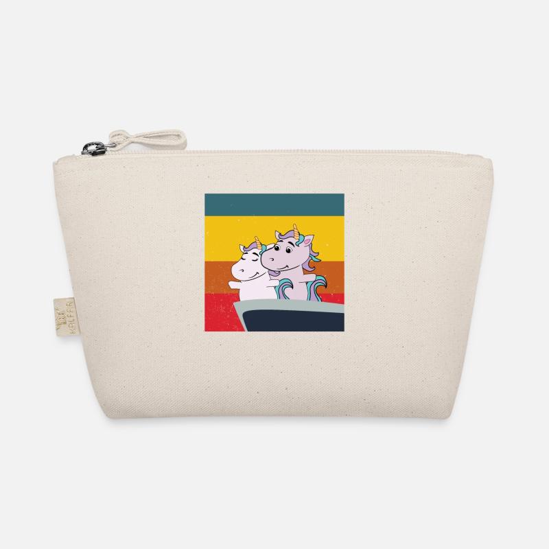 niedliche Einhörner in Titanic Pose süße Pferdchen Bio-Täschchen